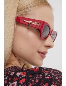 Moschino okulary przeciwsłoneczne damskie kolor czerwony MOS159/S