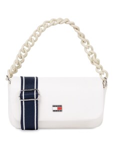 Torebka Tommy Jeans Tjw City-Wide Flap Crossover AW0AW15936 Ancient White YBH