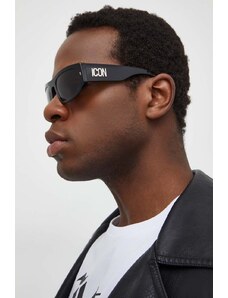 DSQUARED2 okulary przeciwsłoneczne męskie kolor czarny ICON 0016/S