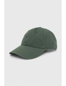Pepe Jeans czapka z daszkiem bawełniana kolor zielony gładka