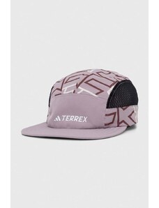 adidas TERREX czapka z daszkiem kolor fioletowy wzorzysta IN8288