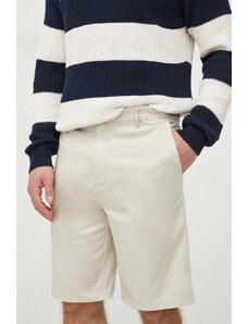 Calvin Klein szorty męskie kolor beżowy