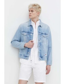 Tommy Jeans kurtka jeansowa męska kolor niebieski przejściowa DM0DM18778