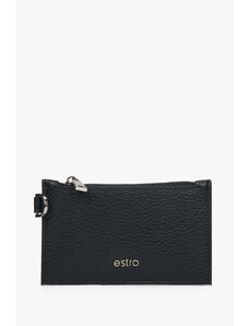 Czarny portfel męski typu saszetka Estro ER00114455