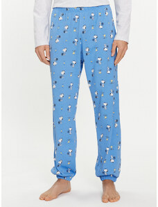 United Colors Of Benetton Spodnie piżamowe 35I74F00Q Niebieski Regular Fit