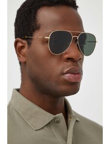 Tommy Hilfiger okulary przeciwsłoneczne męskie kolor złoty TH 2111/G/S