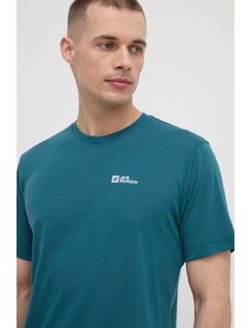 Jack Wolfskin t-shirt sportowy Vonnan kolor zielony gładki 1809951