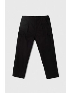 adidas Originals spodnie bawełniane kolor czarny w fasonie cargo IR7737