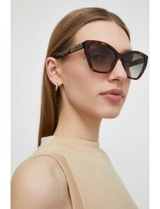 Moschino okulary przeciwsłoneczne damskie kolor żółty MOS155/S