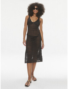 Calvin Klein Swimwear Sukienka plażowa KW0KW02464 Czarny Regular Fit