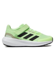 adidas Sneakersy RunFalcon 3.0 Elastic Lace Top Strap IF8586 Zielony