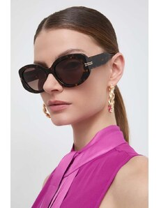 Marc Jacobs okulary przeciwsłoneczne damskie kolor brązowy MJ 1099/S