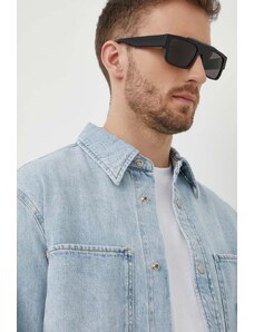 Gucci okulary przeciwsłoneczne męskie kolor czarny GG1460S
