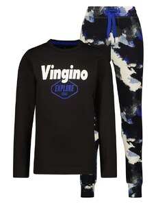Vingino Piżama "Wircon" w kolorze czarno-niebieskim
