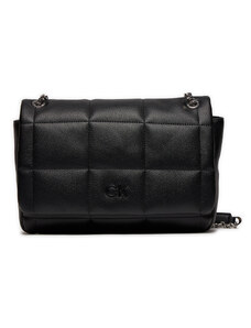 Torebka Calvin Klein Square Quilt Conv Shoulder Bag K60K612332 Ck Black BEH