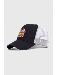 New Era czapka z daszkiem kolor granatowy z aplikacją NEW YORK YANKEES