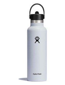 Hydro Flask butelka termiczna 21 Oz Standard Flex Straw Cap White kolor biały S21FS110