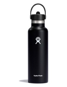 Hydro Flask butelka termiczna 21 Oz Standard Flex Straw Cap Black kolor czarny S21FS001