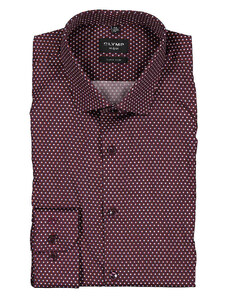 OLYMP Koszula "No 6 six" - Super Slim fit - w kolorze fioletowym
