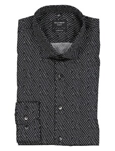 OLYMP Koszula "No 6 six" - Super Slim fit - w kolorze czarnym