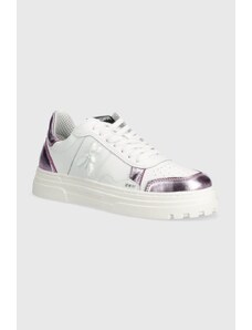 Patrizia Pepe sneakersy skórzane kolor biały 2Z0008 L041 M502