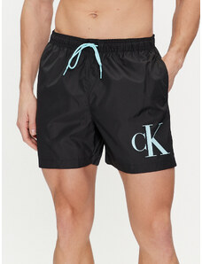 Calvin Klein Swimwear Szorty kąpielowe KM0KM01003 Czarny Regular Fit