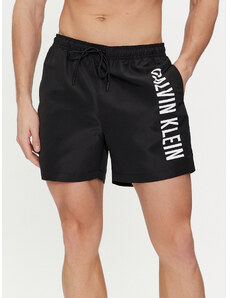 Calvin Klein Swimwear Szorty kąpielowe KM0KM01004 Czarny Regular Fit