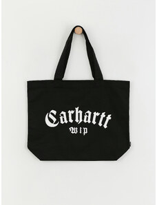 Carhartt WIP Canvas Graphic Tote (onyx print/black/white)czarny