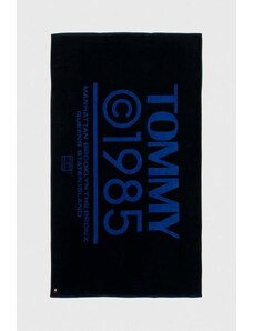 Tommy Jeans ręcznik bawełniany kolor granatowy UU0UU00090
