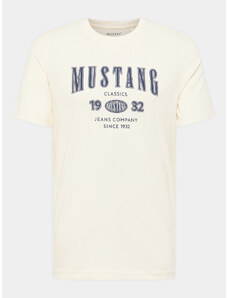 Mustang T-Shirt Austin 1014938 Biały Regular Fit