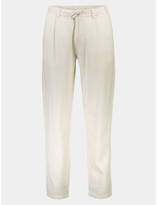 Lindbergh Spodnie materiałowe 30-003020 Biały Relaxed Fit
