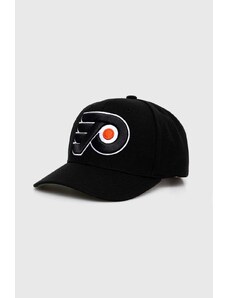 Mitchell&Ness czapka z daszkiem NHL PHILADELPHIA FLYERS kolor czarny z aplikacją