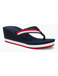 Japonki damskie Tommy Hilfiger Corporate Wedge Beach Sandal red/white/blue