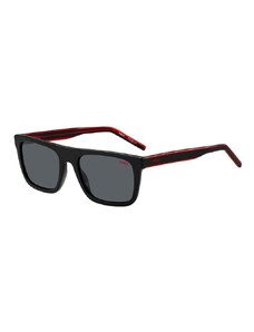 HUGO okulary przeciwsłoneczne kolor czarny HG 1297/S