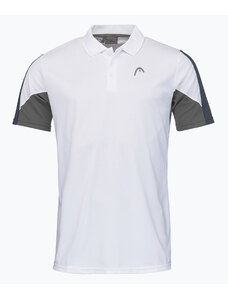Koszulka polo tenisowa męska HEAD Club 22 Tech Polo white/navy