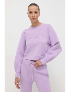 Guess bluza CINDRA damska kolor fioletowy melanżowa V3BQ15 K7UW2