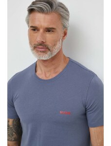 HUGO t-shirt bawełniany 3 - pack 3-pack męski kolor biały z nadrukiem 50480088