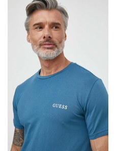 Guess t-shirt JOE męski kolor granatowy z nadrukiem U4GM01 K6YW0