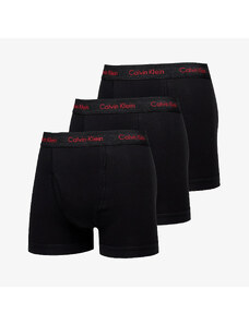 Bokserki Calvin Klein Cotton Stretch Wicking Technology Classic Fit Trunk 3-Pack Black