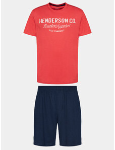 Henderson Piżama 41286 Czerwony Regular Fit