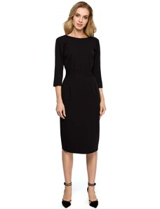 Style Sukienka z podkreśloną talią - czarna - Rozmiar: S