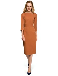 Style Sukienka z podkreśloną talią - ruda - Rozmiar: S