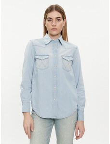 Wrangler Koszula jeansowa 112351961 Niebieski Regular Fit