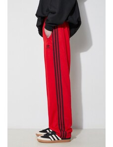 adidas Originals spodnie dresowe kolor czerwony z aplikacją IM9809