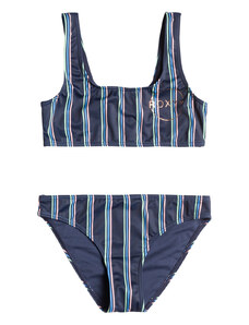Dziecięcy Strój kąpielowy dwuczęściowy Roxy Swim For Days G TP Ergx203477-Bsp3 – Granatowy