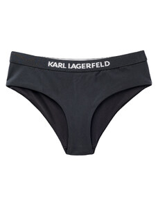 Damski Dół stroju kąpielowego Karl Lagerfeld Bikini Hipster W/ Logo Elastic 230W2214-999 – Czarny
