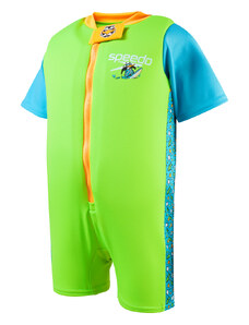 Dziecięcy Strój kąpielowy Speedo Printed Float Suit IU 8-1225814682 – Zielony