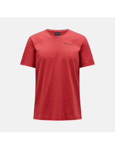 Męska Koszulka z krótkim rękawem Peak Performance M Explore Logo Tee G78790030_5Cm – Bordowy