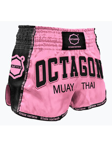 Spodenki treningowe męskie Octagon Muay Thai pink