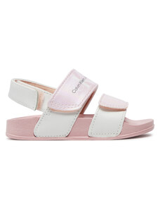 Sandały Calvin Klein Jeans V1A2-80845-0376 M Pink/White X054